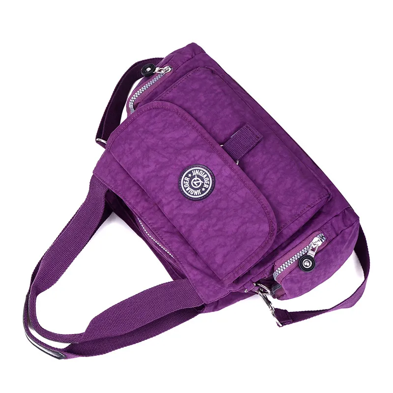 Хит Женская однотонная дорожная водонепроницаемая сумка нейлоновая для женщин