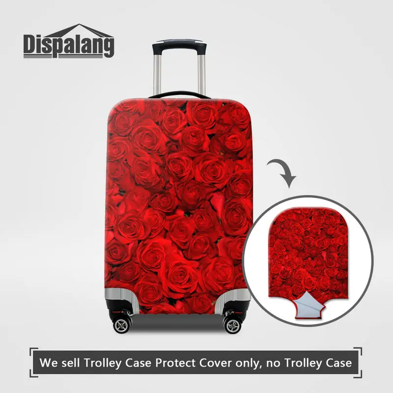 Luggage Cover08 Dispalang чехол с цветочным принтом Защитные чехлы для путешествий аксессуары пылезащитный чехол для багажа для 18-32 дюймов Чехол для костюма чехол - Цвет: Luggage Cover08