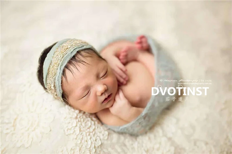 Реквизит для фотосъемки новорожденных Dvotinst фон с цветами одеялом задний коврик