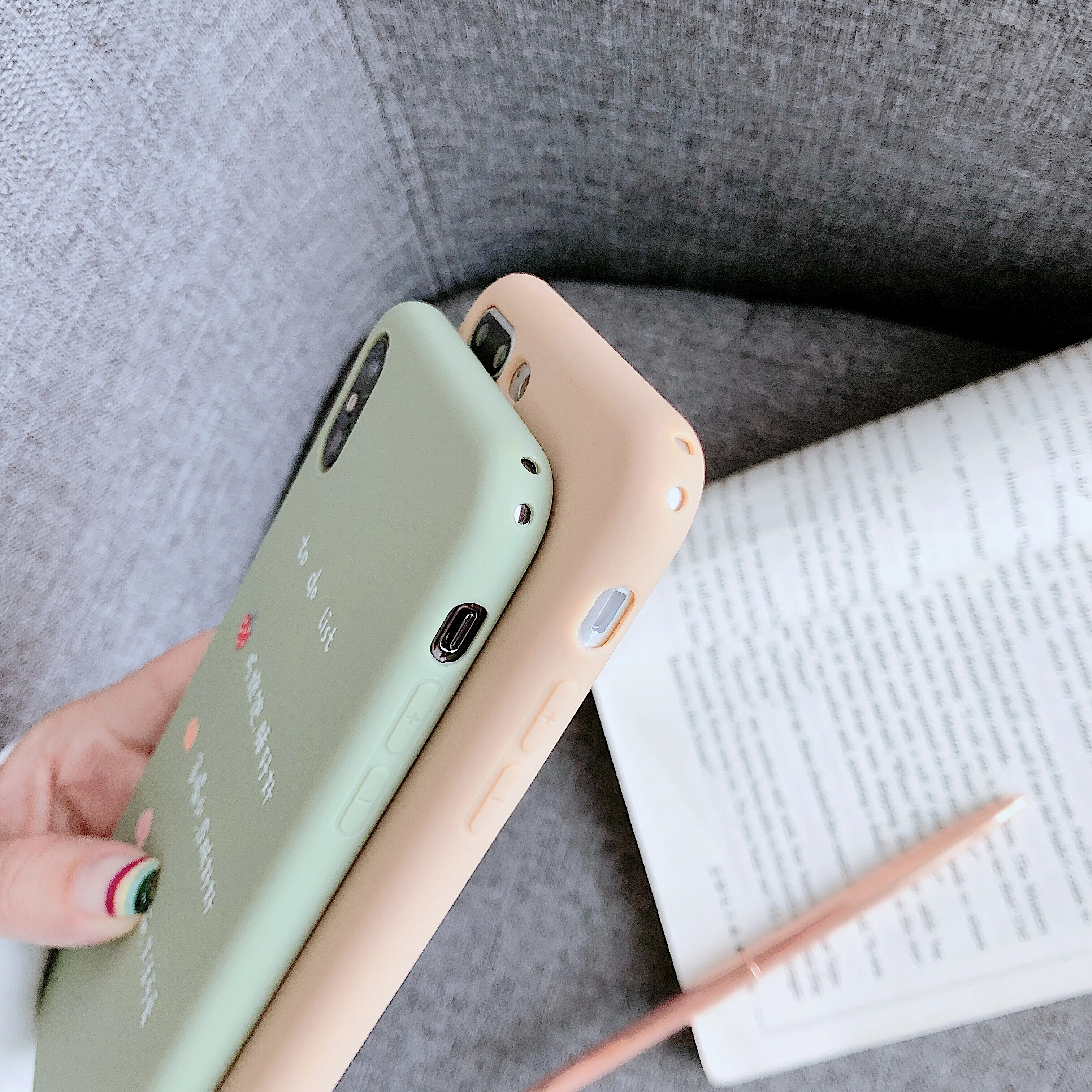 Cute Fruit Letter To Do List Phone Case For iPhone 7 8 6 6s Plus XS MAX XR X Fashion Trend Soft TPU Back Cover |