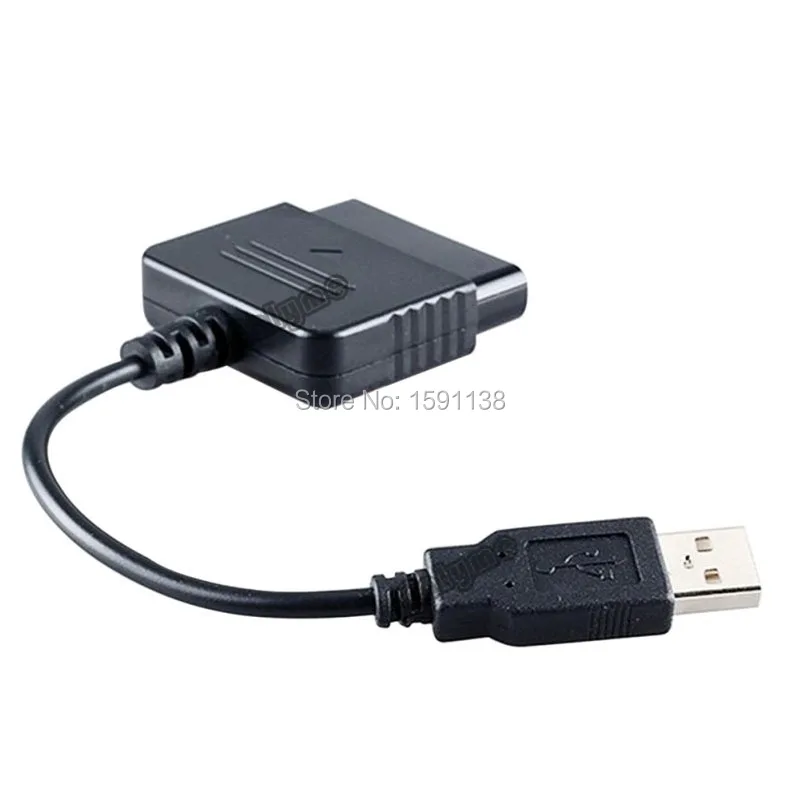 Новое поступление черный USB кабель конвертер для игрового контроллера PS2 PS3 ПК