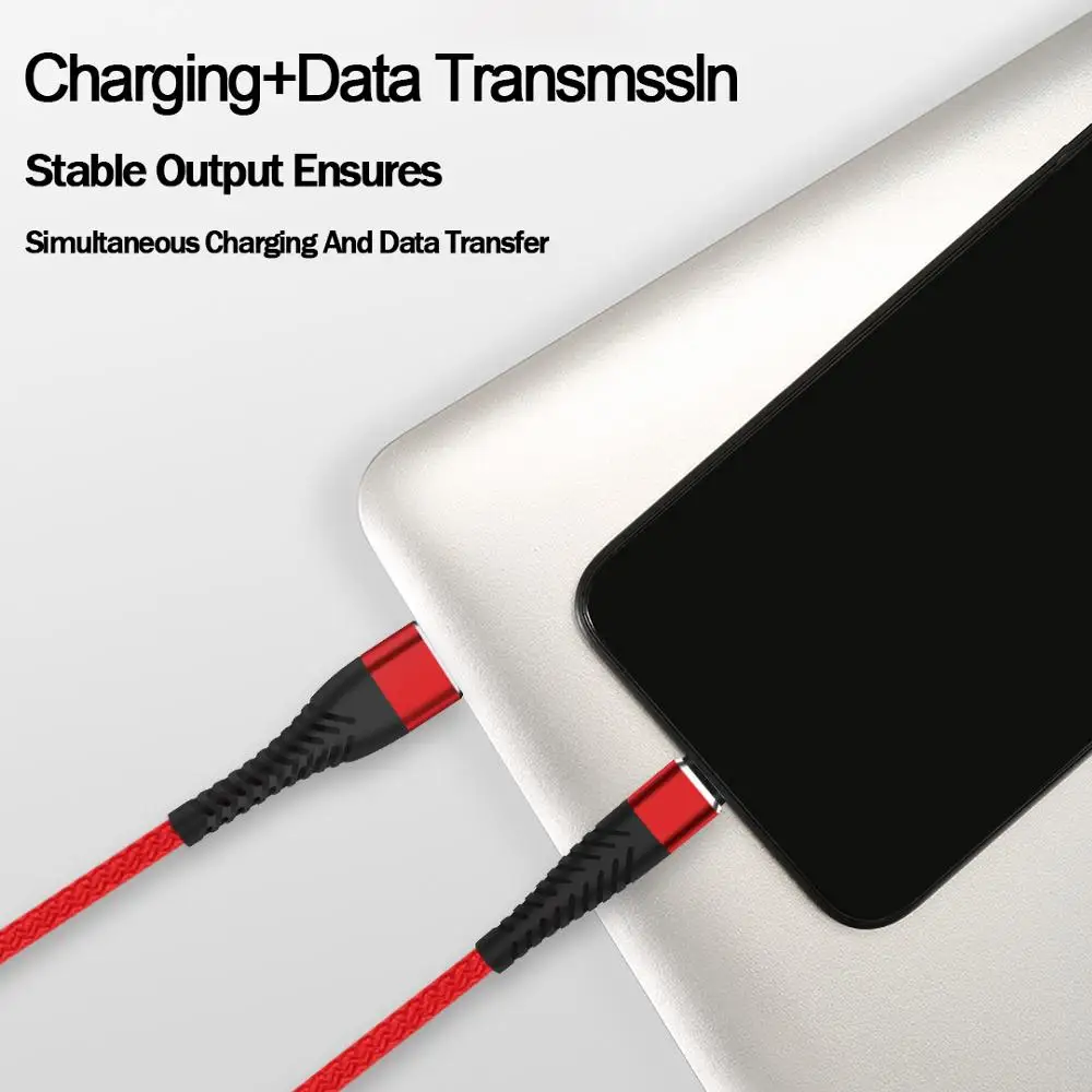 2.4A Fast Charging Micro USB Type C Cable Charger For Samsung Mobile Phone Charge Huawei Long Short Cord 25cm/1m/2m/3m | Мобильные