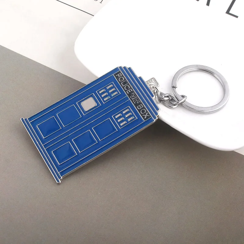 Doctor Who брелок Dr Who Blue Police Box брелок для женщин и мужчин автомобильный брелок ювелирный подарок
