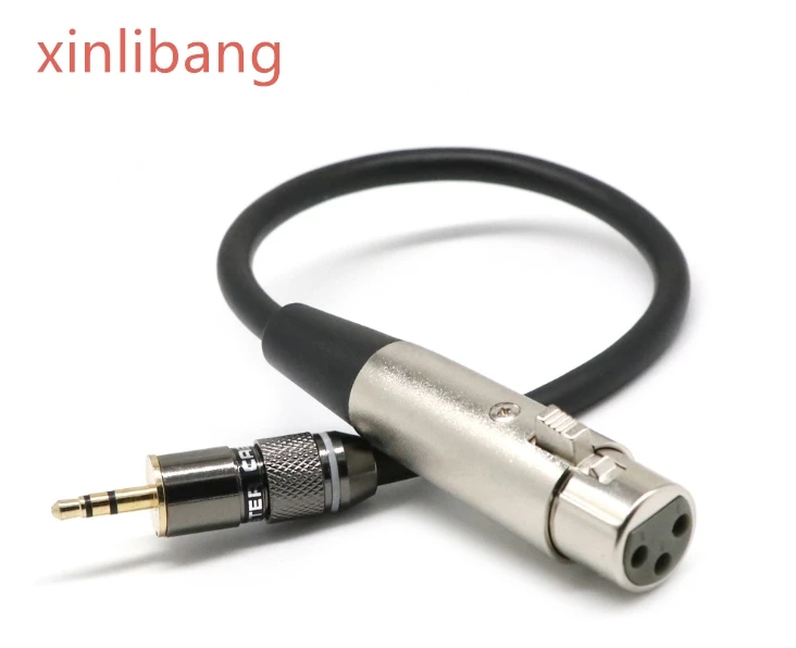 

3.5mm (1/8 Inch) Stereo Male to XLR Female Cable, 3 Feet/Black