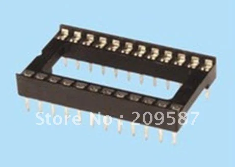 20 шт 24 Pin 2 54 мм DIP SIP ИС адаптер припоя тип широкий|adaptor|adaptor socket |