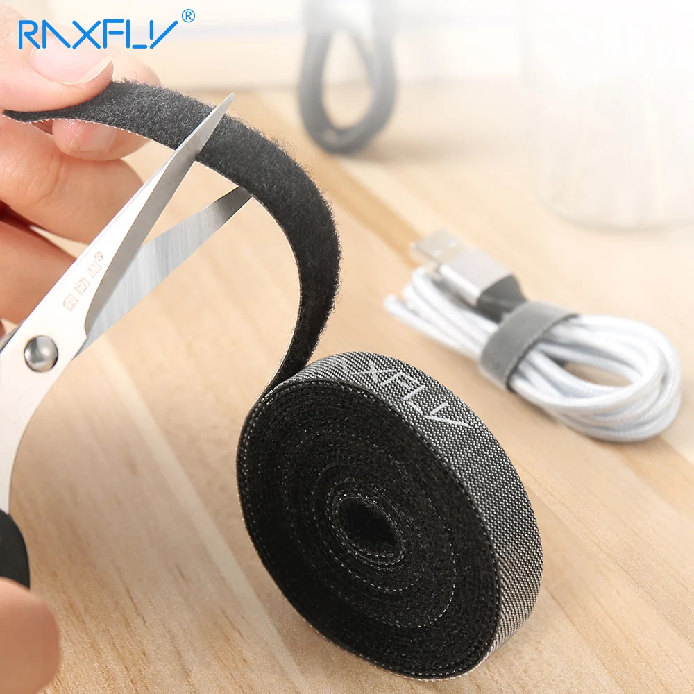 

RAXFLY Cable Organizer Wire Winder Mouse Cord Clip Protector Cable Management for Apple Lightning Cable Micro USB Type-C Cable