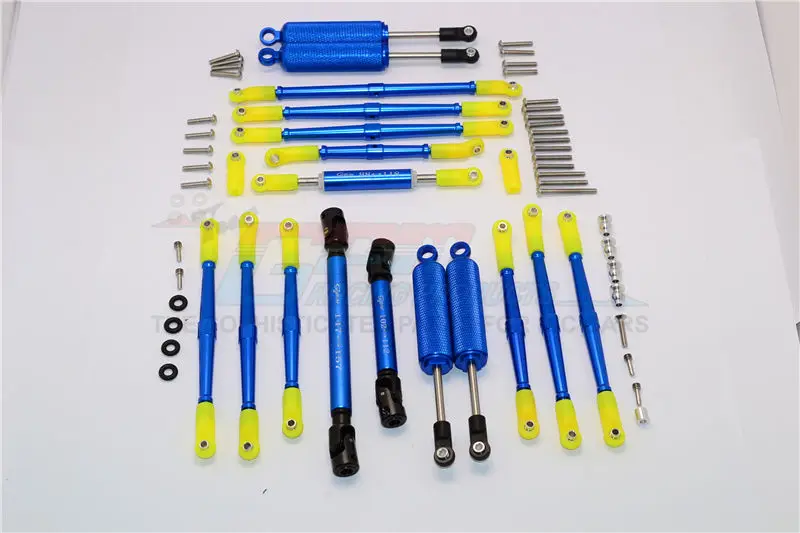 GPM RACING AXIAL SCX10 II AX90046 ALUMINIUM CHASSIS LIFT UP COMBO |