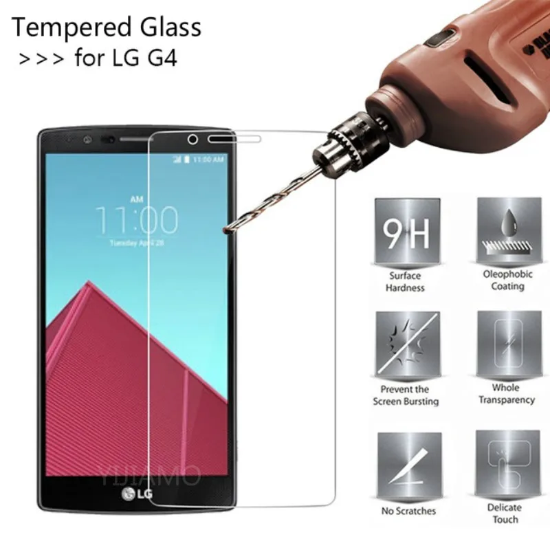 Закаленное стекло 9H премиум класса для LG G4 H818 H815 H810 F500 VS999 Защита экрана G 4
