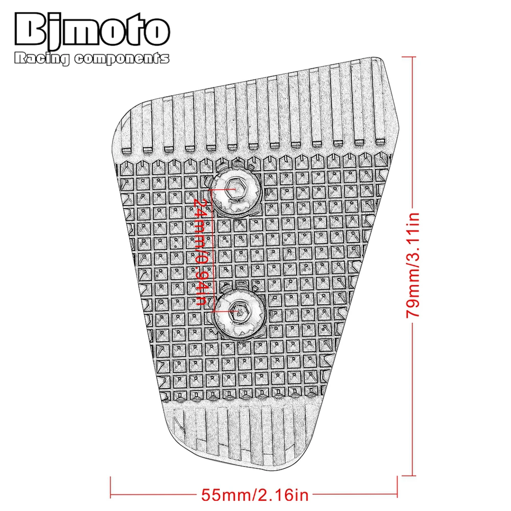 

BJMOTO Moto F750GS F850GS Foot Lever Extension Brake Peg Pad Enlarge For BMW R nineT Scrambler RnineT Urban G/S G310GS G310R