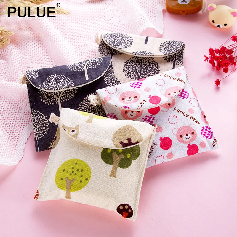 Новый хлопковый гигиенический блокнот органайзер сумка милый мультяшный