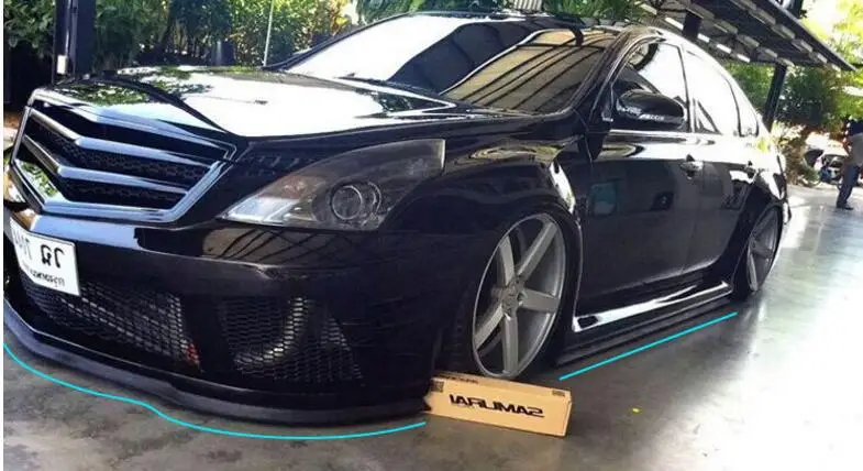 Боковая наклейка на передний бампер для автомобильного стайлинга губ volkswagen passat b5