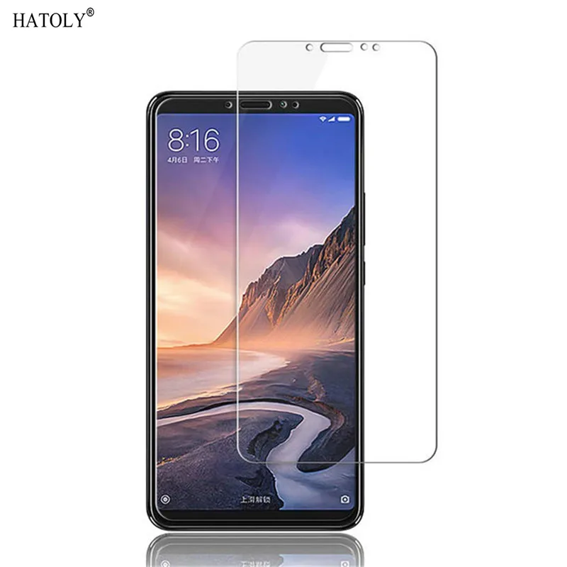 2 шт для стекла Xiaomi Mi Max 3 Закаленное стекло Защита экрана Защитная стеклянная
