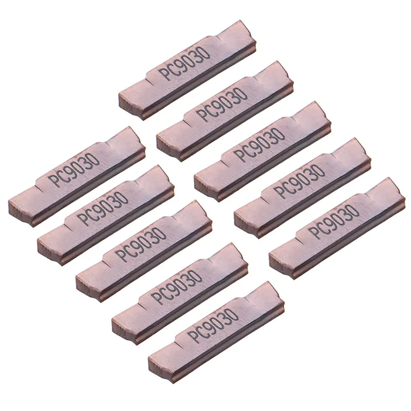 10 шт./компл. MGMN200 G PC9030 2 мм канавок вставки карбида MGMN200-G поворотный инструмент отрезки и канавочный резец отрезки