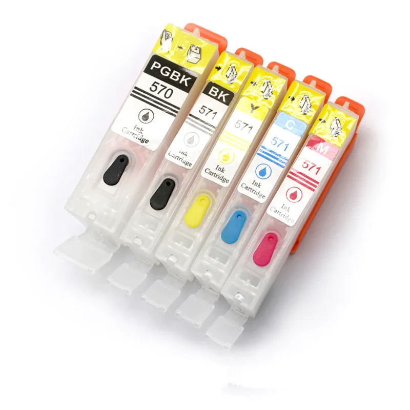 PGI 570 CLI 571 многоразовый картридж для CANON PIXMA MG5750 MG5751 MG5752 MG5753 MG6850 MG6851 MG6852 MG6853 принтер +