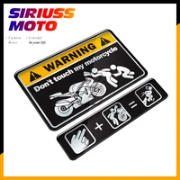 3d do not touch my motorcycle motorbike tank decal warning sticker case for kawasaki yamaha honda suzuki ducati bmw benelli