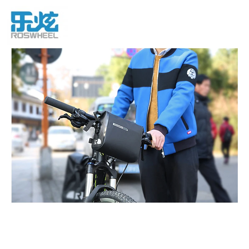 ROSWHEEL сухой 3L велосипедный руль для велосипеда передняя корзина из ПВХ полностью