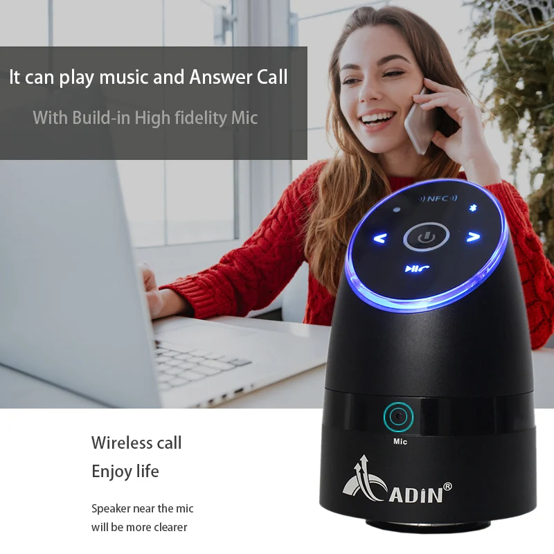 Adin 26 Вт NFC Беспроводной Bluetooth резонансный Вибрационный динамик звук бас вибро