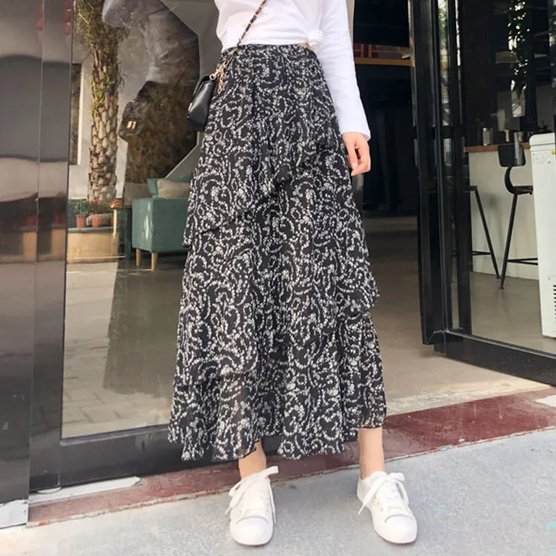 1 шт. эластичный с высокой талией юбки Для женщин многослойные юбки-пачки 2019 осень