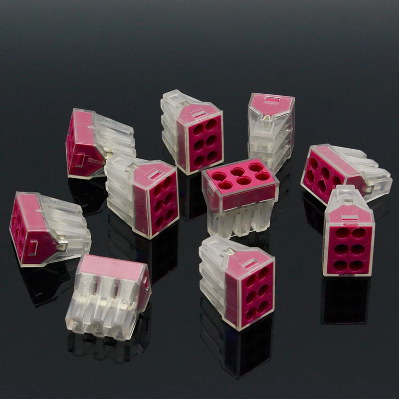 10x строительный Соединительный соединитель провода 6Pin 1-2.5mm2 PCT-106 | Обустройство