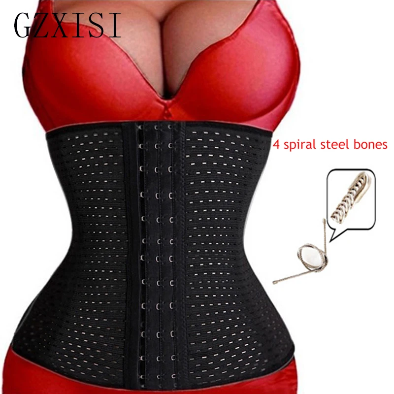 Корсет для талии стальной корсет кости и Женский под грудью корсаж живота тела