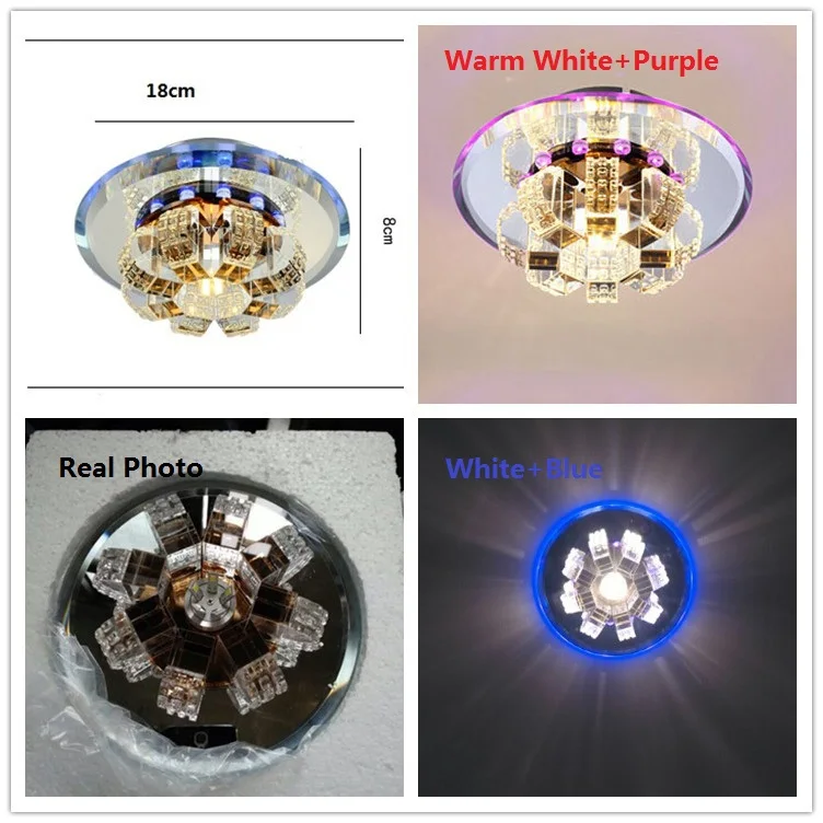 Новые современные хрустальные светодиодные прихожей освещение гостиной Lamparas De