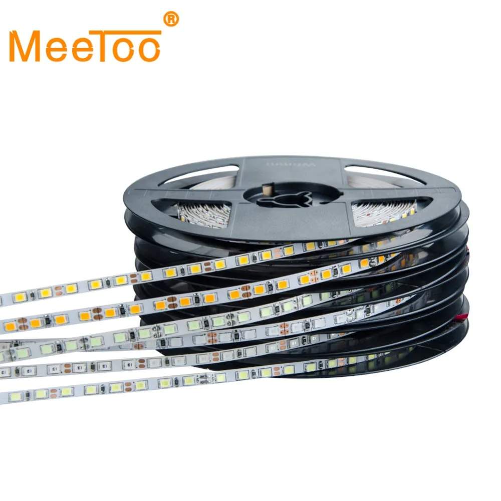 Супер яркая 120 светодиодов/м SMD 2835 Светодиодная лента Гибкая 5 м 600 DC12V