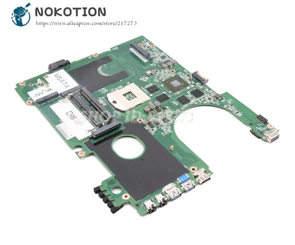 NOKOTION для Dell Inspiron 17R 7720 Материнская плата для ноутбука DA0R09MB6H1 CN-072P0M 072P0M DDR3 GT650M Дискретная графика