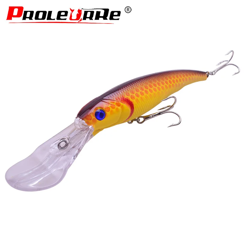 

Proleurre Minnow Fishing Lure Wobbler 16cm 28g Artificial ABS Hard Bait 3D Eyes Crankbait Lures Pesca For Bass Fishing tackle