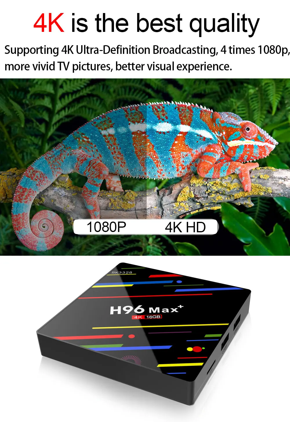 Android 8,1 caja de tv H96 Max+ RK3328 четырехъядерный 64 бит 2 Гб 16 Гб HDR10 4 K HD wifi H.265 USB H96max Neflix Youtube+ ТВ grati