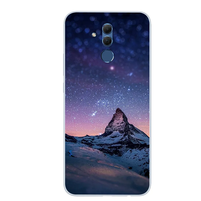 Для Huawei Mate 20 Lite чехол для телефона с рисунком звездного неба мягкий Maimang 7 6 3 дюйма