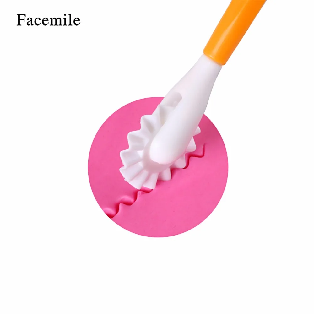 Facemile 4 шт./компл. выпечки Инструменты для тортов 8 головка пера печенье инструменты для моделирования для Fondant(сахарная) печенья ножи для тортов украшения выпечки инструмент