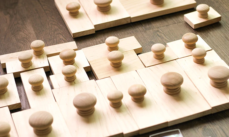 Пользовательский логотип или текстовый деревянный штамп деревянная резиновая