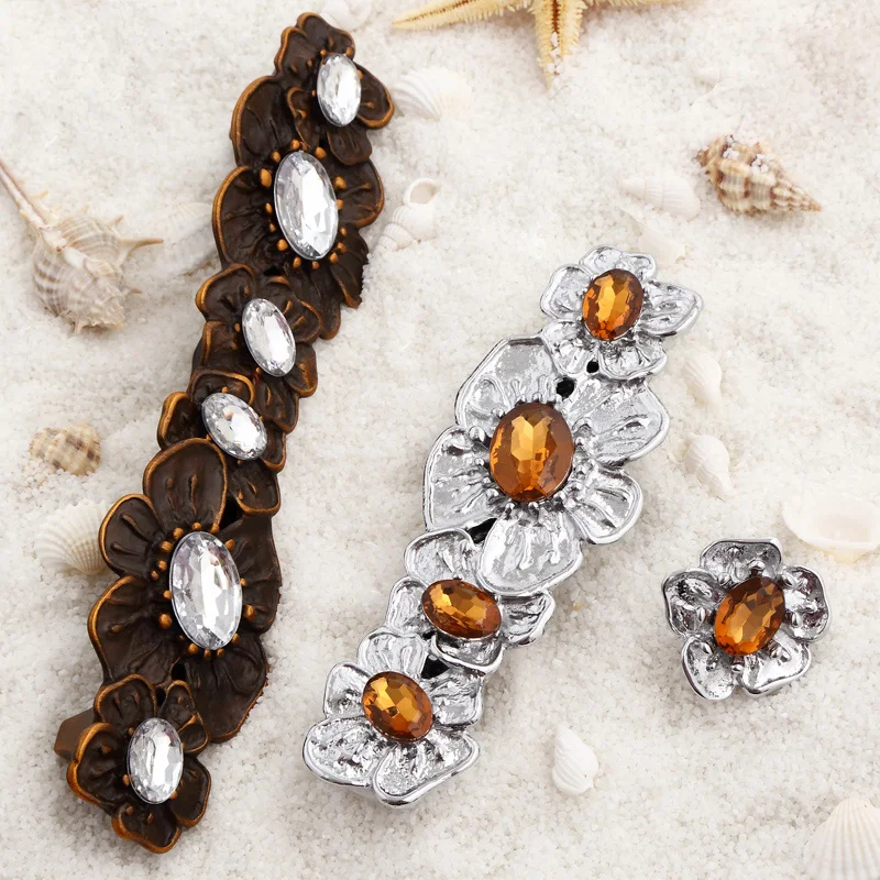 Топ Дизайн 5 шт. Европейский антикварный стиль кухонная дверь мебель ручка шкаф