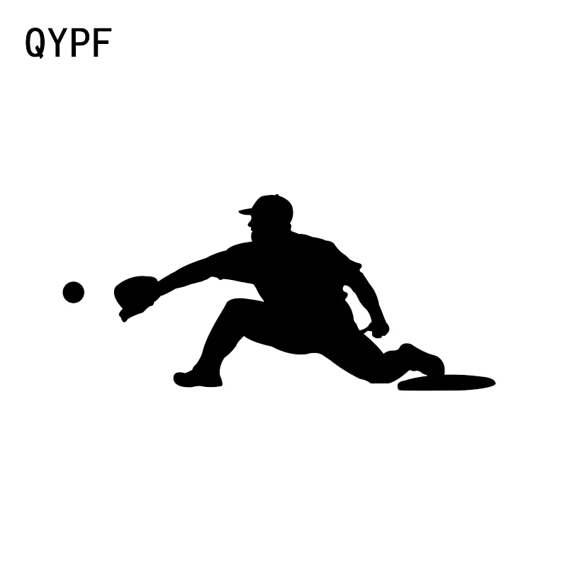 QYPF 15 3*7 см самые крутые бейсбольные автомобильные наклейки декоративные силуэты