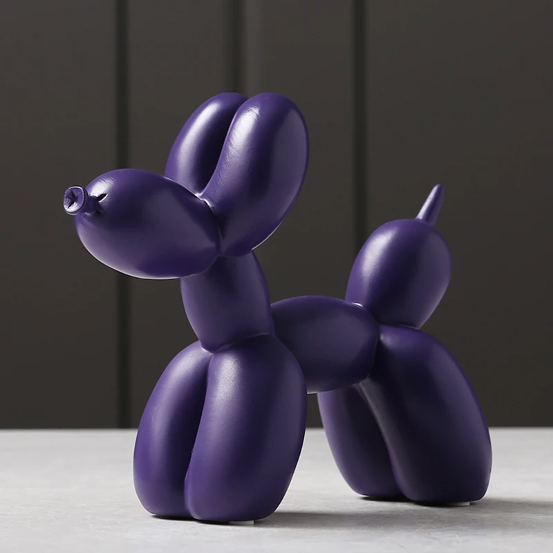 statue 7 Баллон Статуэтка собаки животное Абстрактная Скульптура Декор 21x18x9 см украшения дома аксессуары гостиной декоративные милые художественные статуи - Цвет: statue 7
