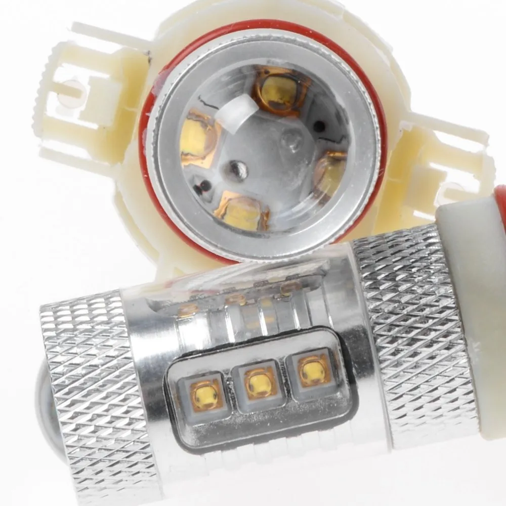 80 Вт белый CREE чип светодиодный H16 PS24W 5202 1200LM туман светильник DRL дневная ходовая