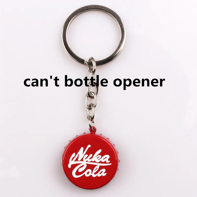 Pink Игра Nuka Cola botter открывалка брелок Подвеска Пип бой ювелирные изделия подарок для автомобиля ключница дружба аксессуары - Цвет: Pink