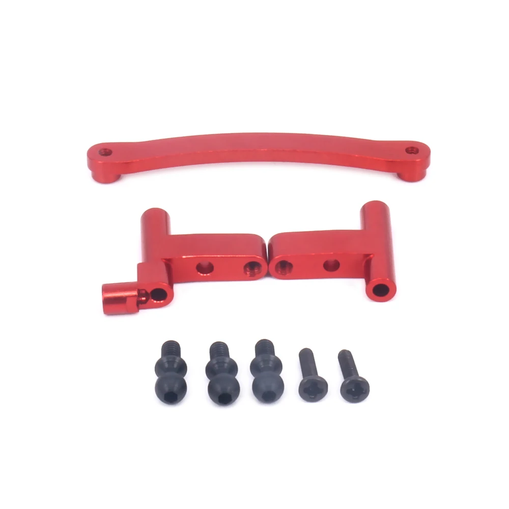 1Set Alloy Steering Crank Set For 1/18 Revel 24540 Scorch Hobbico Dromida Bx/Mt/Sc4.18 Short Course Truck Monster Buggy | Игрушки и