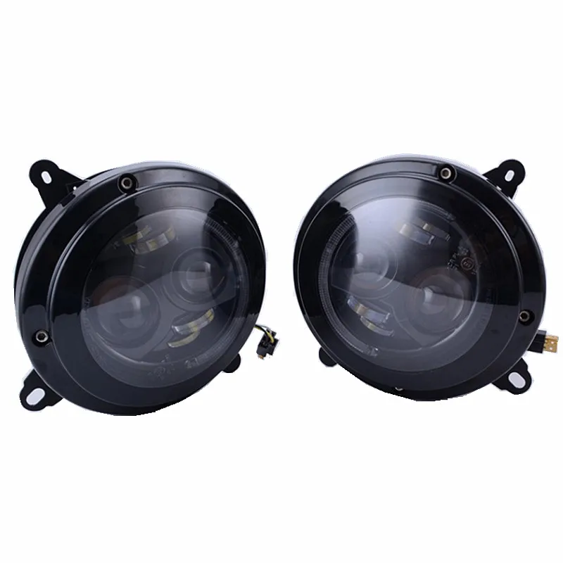 Светодиодный фонарь в сборе с DRL угол глаза проектор фары замена Hi/Lo луч для Jeep