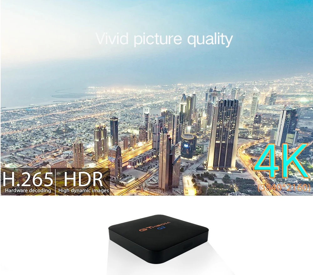 Оригинальная глобальная GTMEDIA G3 A tv Box S 4 K HDR Android tv 7,1 Ultra HD 2G 16G wifi Google Cast Netflix IP tv Set top Box медиаплей