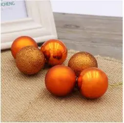 3cm 24pcs Bronze 24 шт./упак. многоцветные шары для украшения рождественской елки 3/4 см Пластик подарок шар для xmasparty украшения - Цвет: 3cm 24pcs Bronze