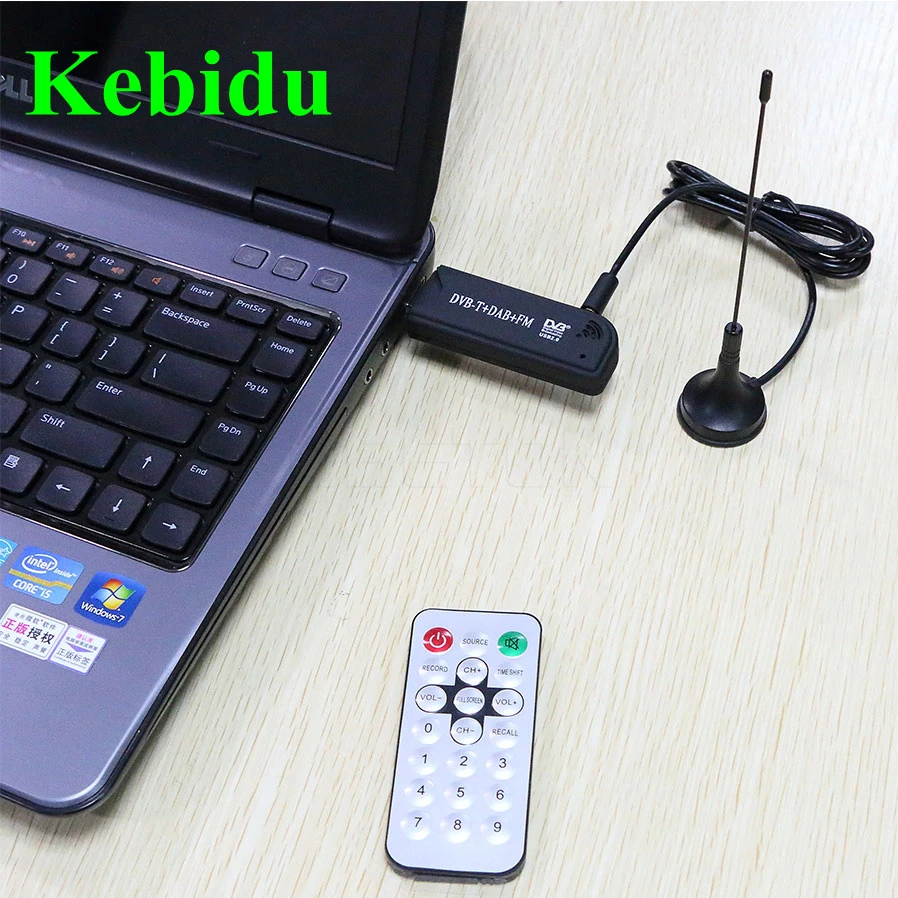 Kebidu новейший USB цифровой ТВ приемник Декодирование сигнала антенна V FM + DAB DVB T RTL2832U