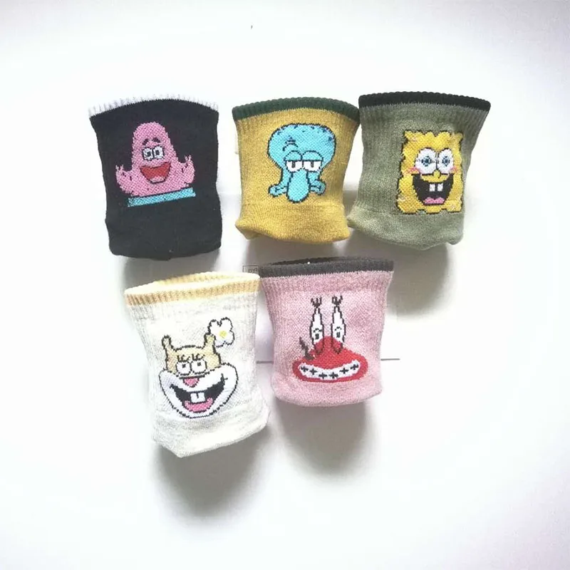 Модные милые короткие носки с героями мультфильмов для женщин Harajuku рисунком