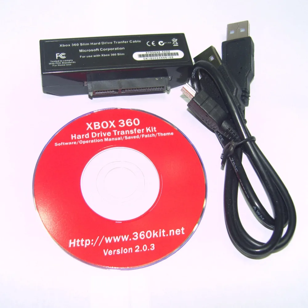 1 шт. кабель для передачи данных на жестком диске USB комплект шнуров Xbox 360 жесткого