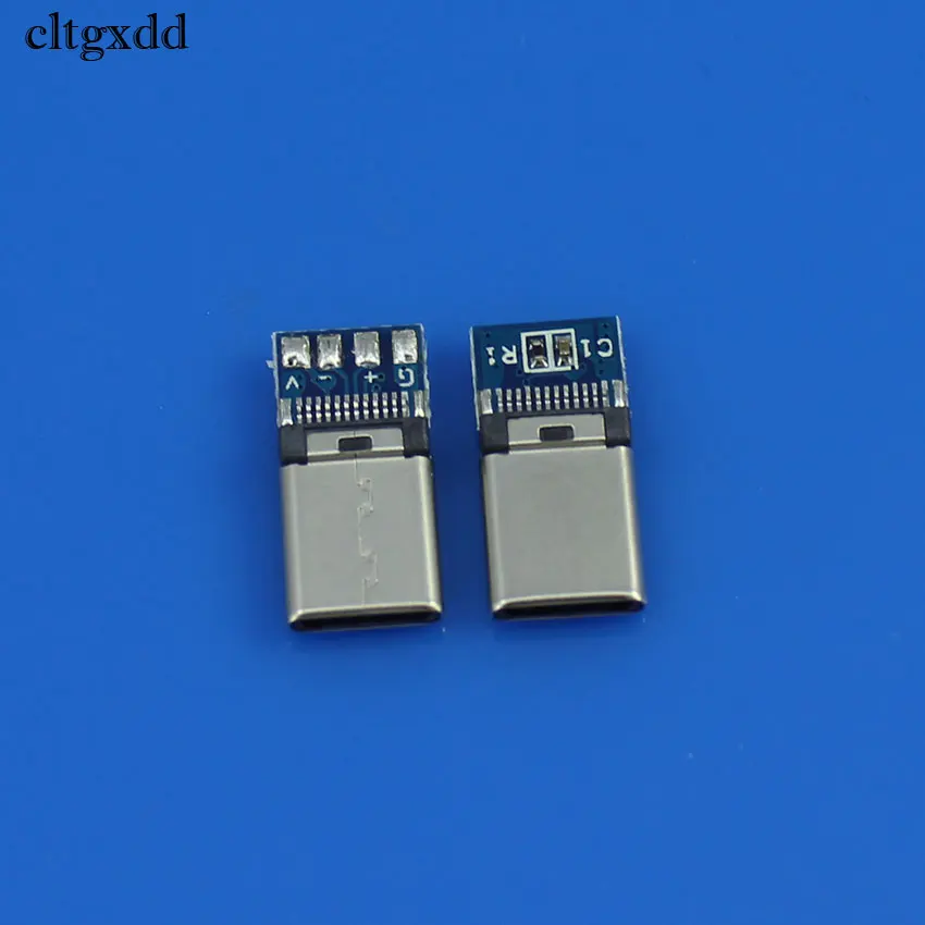 Cltgxdd OTG USB 3.1 сварочный штекер 3 1 Тип C разъем с печатной платой штекерами линиями