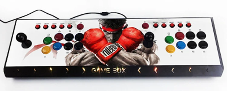 Новая обновленная версия аркадная игровая консоль с pandora box 9D игровая доска мульти игры 2222 в 1, джойстик консолей - Цвет: 9
