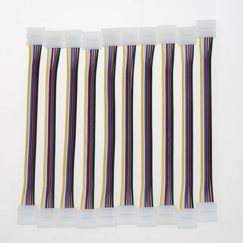 Светодиодная ленсветильник RGB + CCT с 6 контактами 500 шт. 12 мм|Соединители| |