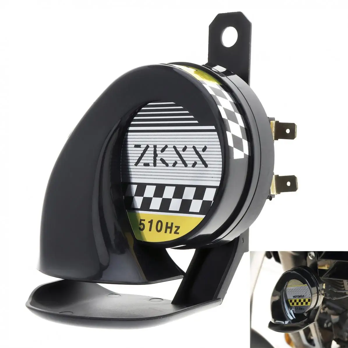 

DC 12V 30W одиночный звук Авто Улитка рог воздуха Airen Рог Мотоциклы Велосипеды мотоцикл рог