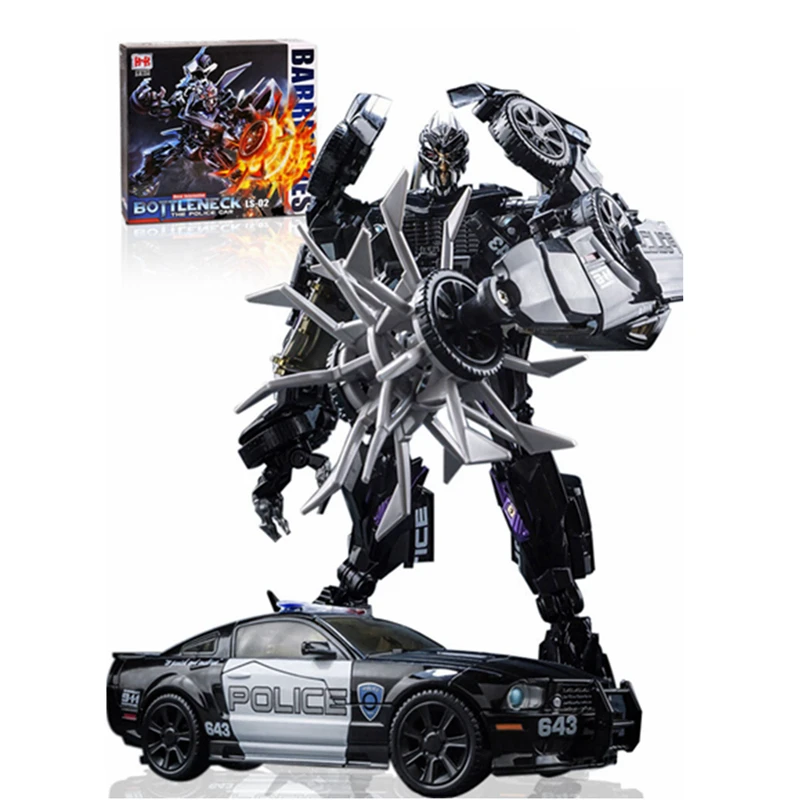 

Transformation BMB MPM05 Police Barricade Black Mamba LS02 LS-02 MP Alloy Metal Collection Action Figure Robot Toys Gifts