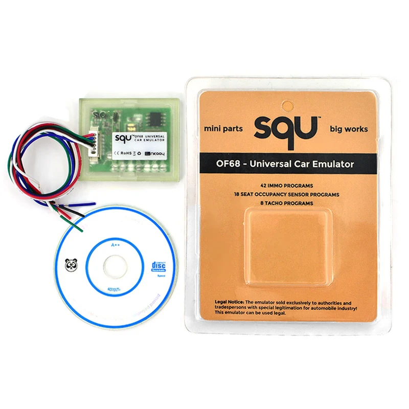 SQU OF68 Универсальный Автомобильный эмулятор с поддержкой IMMO/Seat accucre sensor/Tacho Programs|car